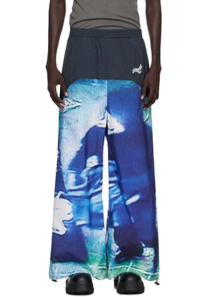Gerrit Jacob Black Taffeta Track Pants