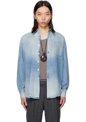 OUR LEGACY Blue Above Denim Shirt