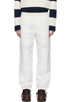 Moncler White Archivio Creativo CP Trousers