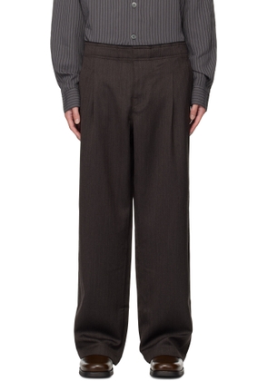 OUR LEGACY Brown Leisure Trousers