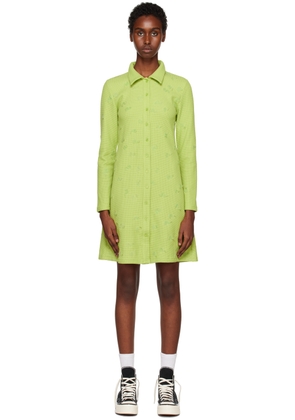 Brain Dead Green Puff Minidress