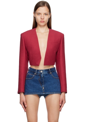 Pushbutton Pink Cropped Blazer