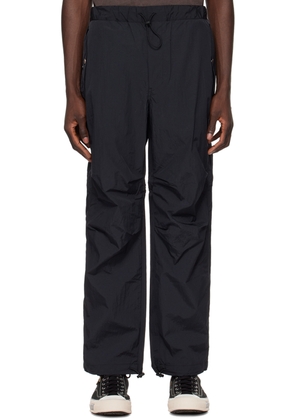 JieDa Black Three-Pocket Trousers