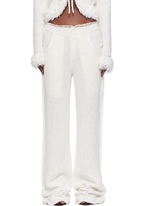 Aya Muse White Mello Trousers