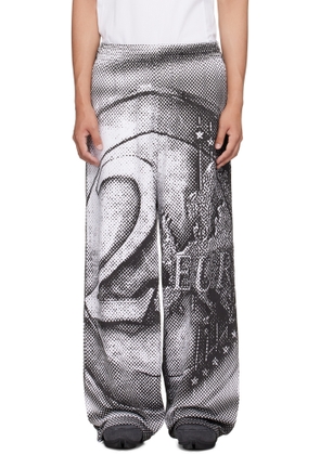 Gerrit Jacob Black & White Printed Sweatpants