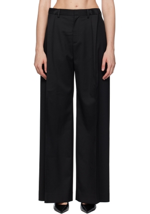 MM6 Maison Margiela Black Tailoring Blend Trousers