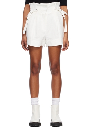 3.1 Phillip Lim White Paperbag Shorts
