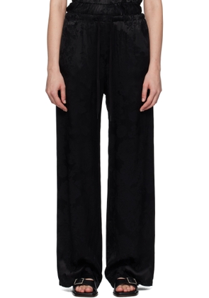 MM6 Maison Margiela Black Jacquard Trousers