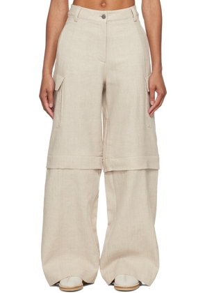 Holzweiler Beige Gorti Trousers