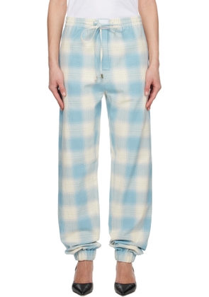 The Attico Blue Long Trousers
