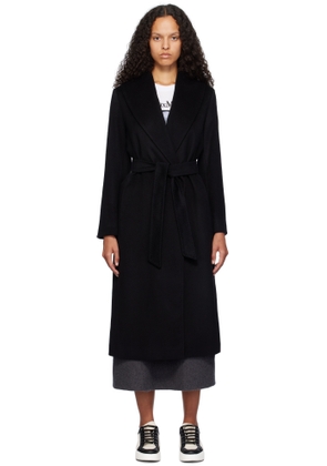 Max Mara Black Loriana Coat