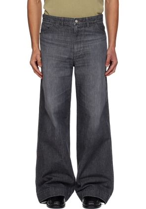 N.Hoolywood Gray Faded Jeans