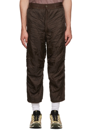 NotSoNormal Brown Puff Trousers