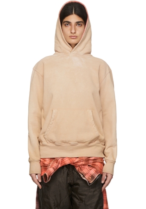 NotSoNormal Beige Cotton Hoodie