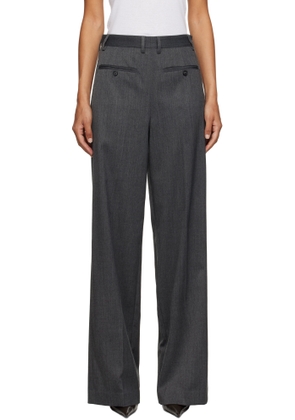 MM6 Maison Margiela Gray Tailored Trousers