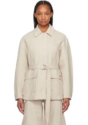 Holzweiler Beige Gorti Jacket