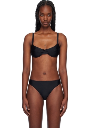 Matteau Black Balconette Bikini Top