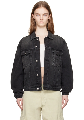 Rhude SSENSE Exclusive Black Denim Jacket