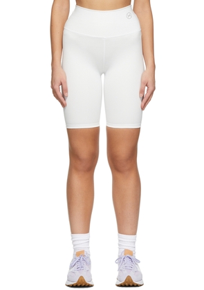 HÉROS White Recycled Italian Scuba Sport Shorts