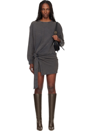 Isabel Marant Etoile Gray Zae Minidress