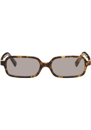 Miu Miu Eyewear Brown Miu Regard Sunglasses