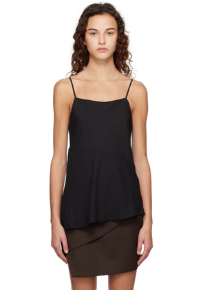 Theory Black Draped Camisole