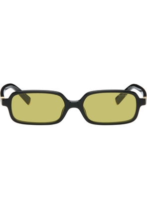 Miu Miu Eyewear Black Miu Regard Sunglasses