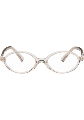 Miu Miu Eyewear Transparent Miu Regard Glasses