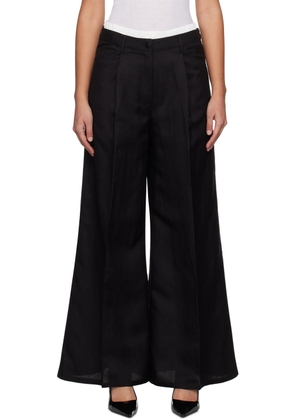 REMAIN Birger Christensen Black Suiting Trousers