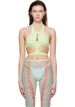 Rui SSENSE Exclusive Green Halter Sport Bra