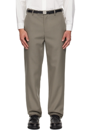 Rier Gray Fitted Trousers