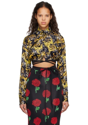 Versace Jeans Couture Black Regalia Baroque Shirt