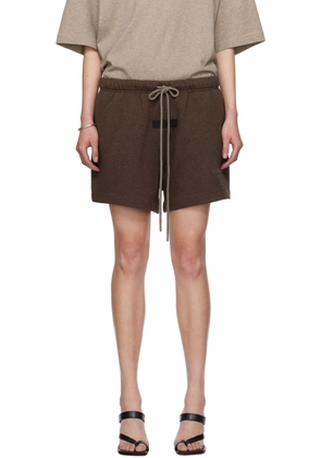 Fear of God ESSENTIALS Brown Drawstring Shorts