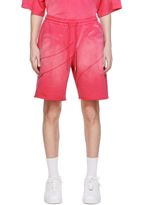 Feng Chen Wang Pink Drawstring Shorts