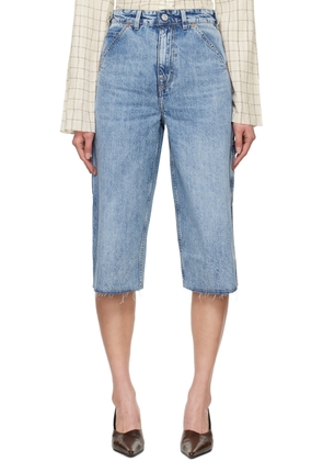 OUR LEGACY Blue Trade Half Cut Jeans