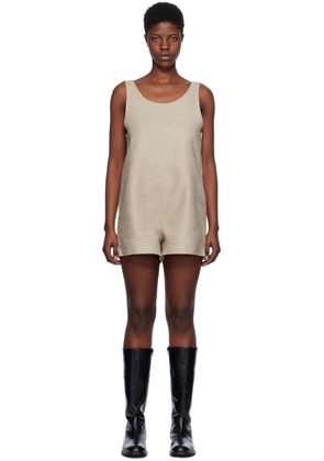 Baserange Beige Tank Jumpsuit