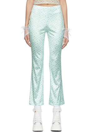 I'm Sorry by Petra Collins SSENSE Exclusive Green Petra Bell Trousers