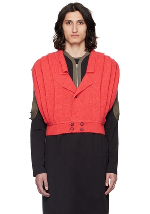 Kiko Kostadinov Pink Orson Cardigan