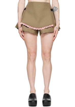 Givenchy Brown Polyester Shorts