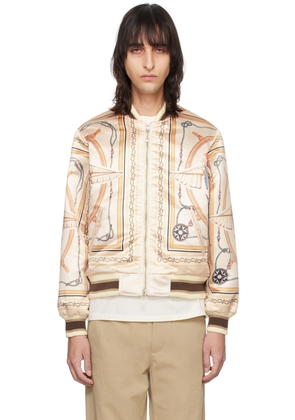 Rhude Multicolor Nautica Bomber Jacket