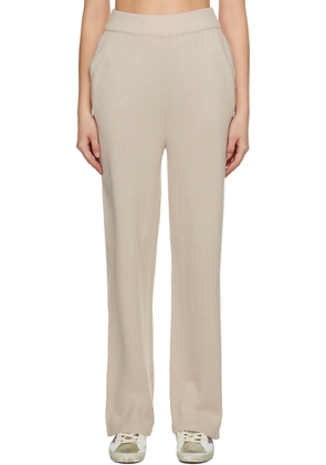 Golden Goose Beige Patch Lounge Pants