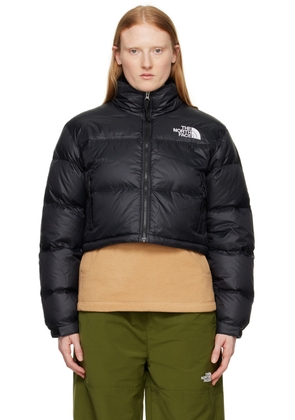 The North Face Black Nuptse Short Down Jacket