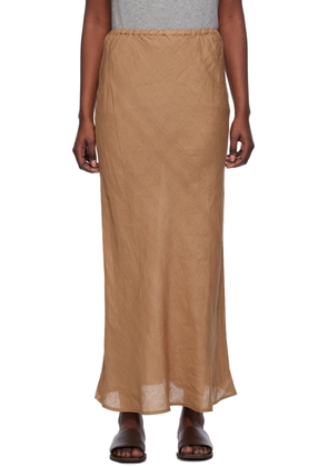Baserange Brown Dydine Maxi Skirt