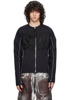 KANGHYUK Black Lock Stitch Jacket