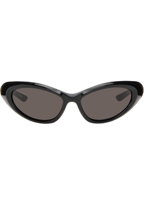 Balenciaga Black Sporty B Round AF Sunglasses