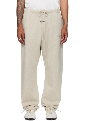 Fear of God ESSENTIALS Beige Relaxed Fleece Sweatpants