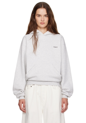 Coperni Gray Horn Hoodie