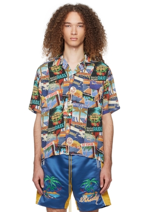 Rhude Blue Printed Shirt