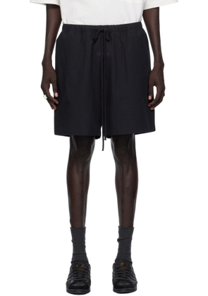 Fear of God ESSENTIALS Black Oxford Soccer Shorts