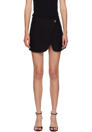 Coperni Black Tailored Miniskirt